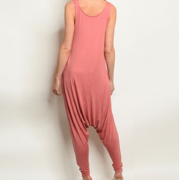 Jersey Knit Jumpsuit - Picture 3 of 3